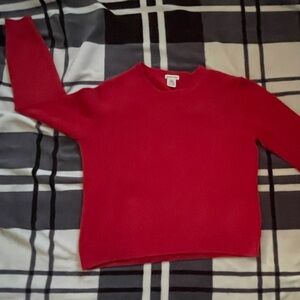 Red st.John bay sweater